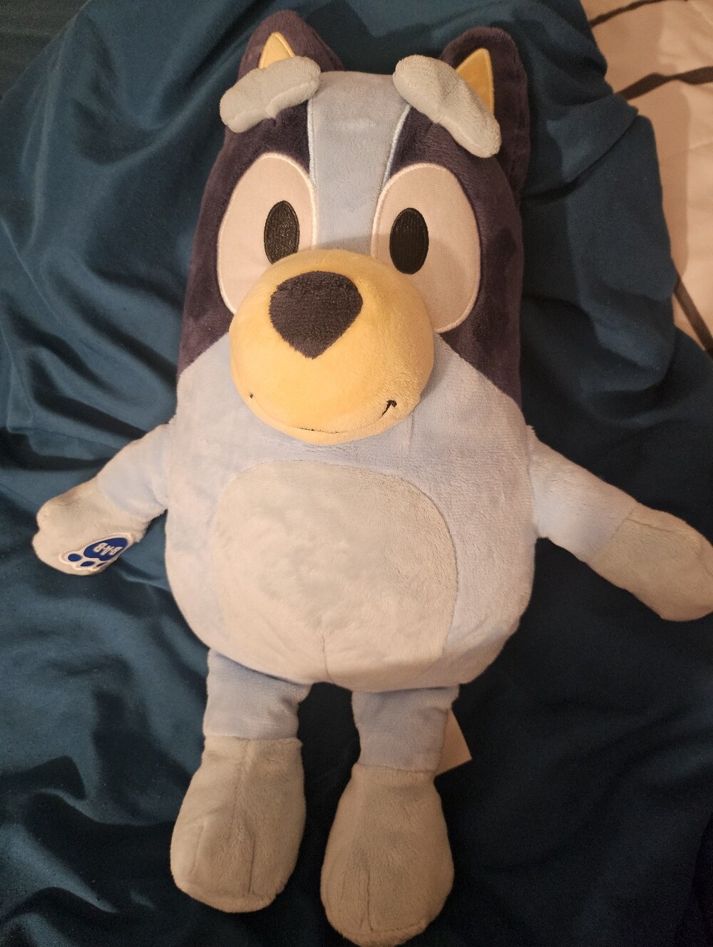 Build A‎ Bear Bluey Blue Plush BABW Workshop - Sound Works - Stuffed Animal Toy